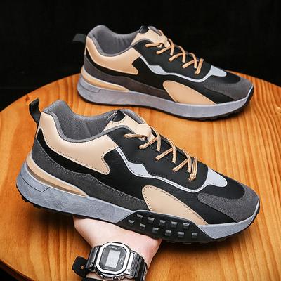 Herbst Winter Sneaker Herren Designermarke 2024 Neu Gemischte Farben Mode Sportschuhe Plateau Schnürschuhe Sport Freizeitschuhe für Herren