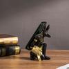 Exotic Themed Wine Rack With Bastet Anubis Statue Design Ancient Egyptian God Resin Kitchen Decors For Wine Enthusiasts