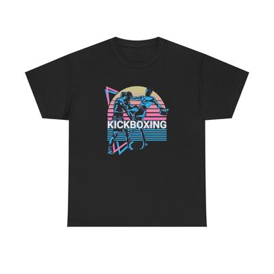 Kickboxing Workout GYM Graphic T Shirt Mens Womens Tees Top Unisex Heavy Cotton Tee