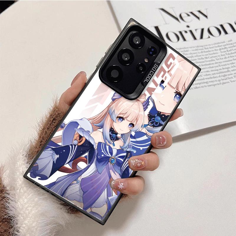 Genshin Impact Desgin Soft Phone Case for Samsung Galaxy S24 S25 FE S26 Edge S23 Ultra S22 Plus S21 + Shockproof Cover Back Shel