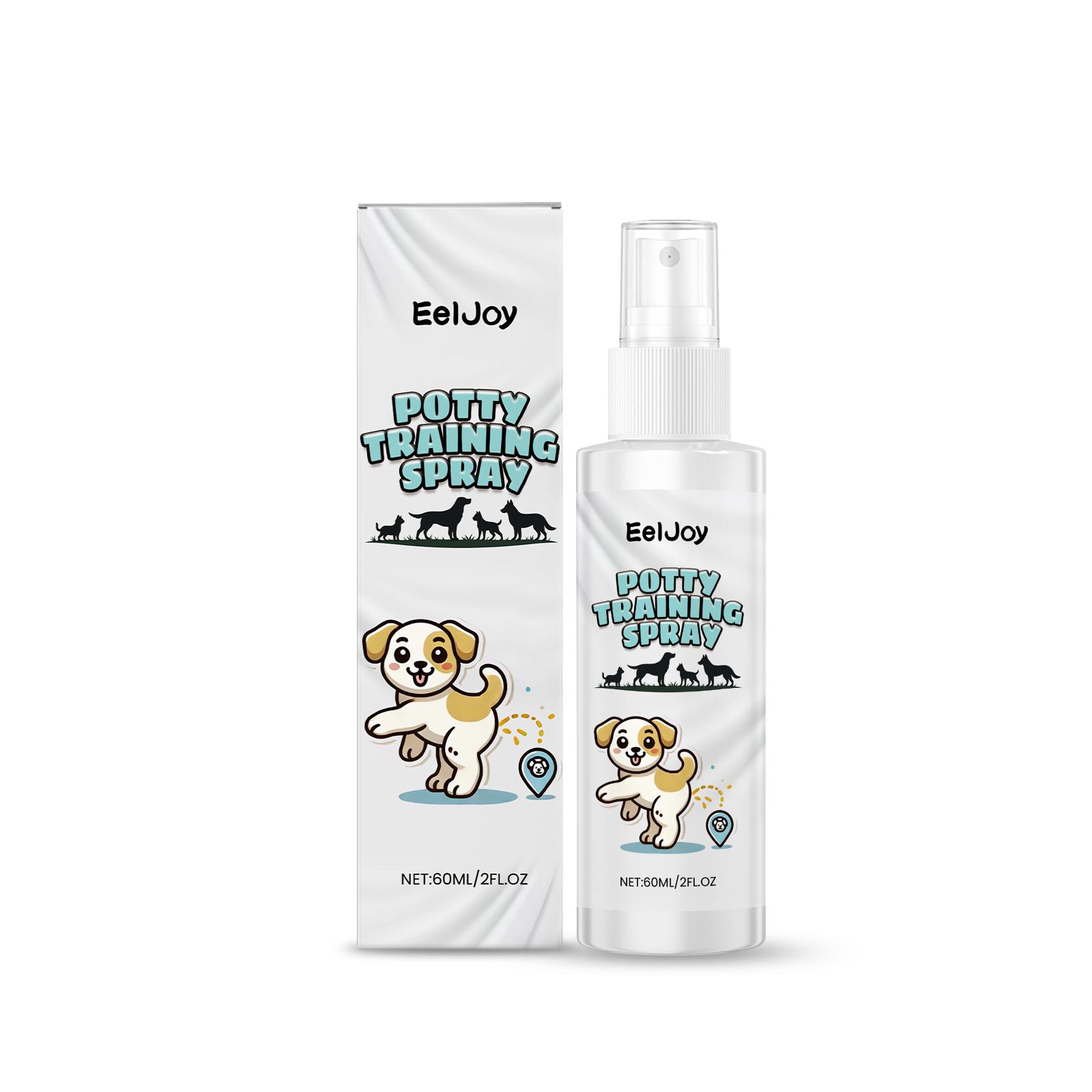 EelJoy Dog Potty Training Spray 60ml / Dog Potty Training Spray / Pet Potty Training Guide