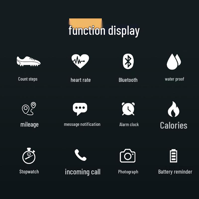 Men's Smart Waterproof Outdoor Sports Watch with Ultra-Long Standby, Bluetooth, Heart Rate Monitor, Multi-Function, and Swim Camera.