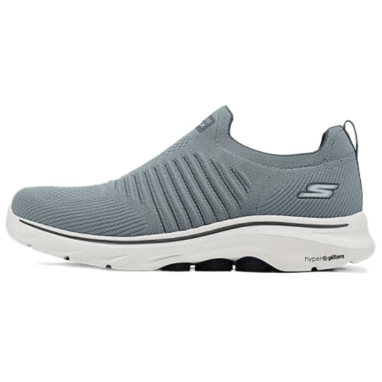 Skechers Go Walk 7 Модные Прочные Низкие Беговые Кроссовки Мужские Кроссовки Серые 216634-GRY 44