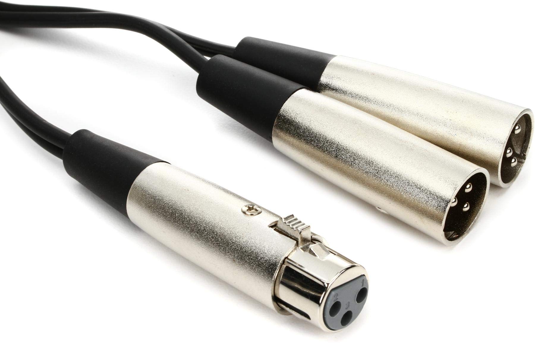 

Hosa 45 см XLR мама - XLR папа x 2 Y-кабель YXM-101.5