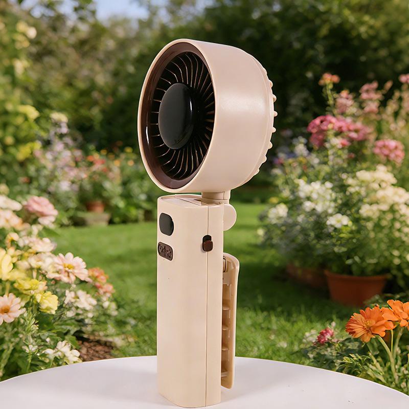 

Portable High-Speed USB Rechargeable Mini Fan for Outdoor and Spring Outings Color Box Packaging + USB Charging Cable