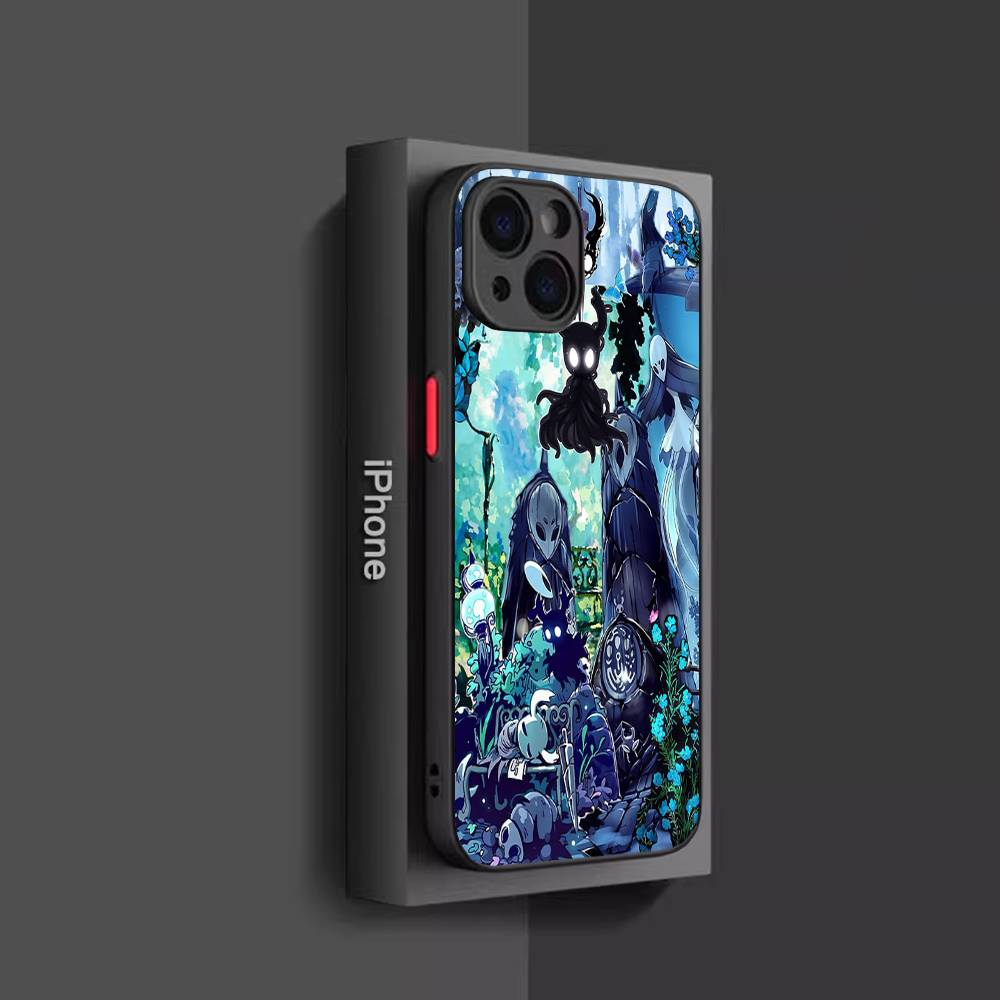 Game H-Hollow K-Knight Phone Case For IPhone 16 15 14 Plus 15 13 12 11 Pro Max X XS MAX Matte Cover