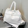 Große Kapazität Einzelschulter-Umhängetasche, Handgelenktasche, Leichte Kordelzug-Umhängetasche, Rucksack