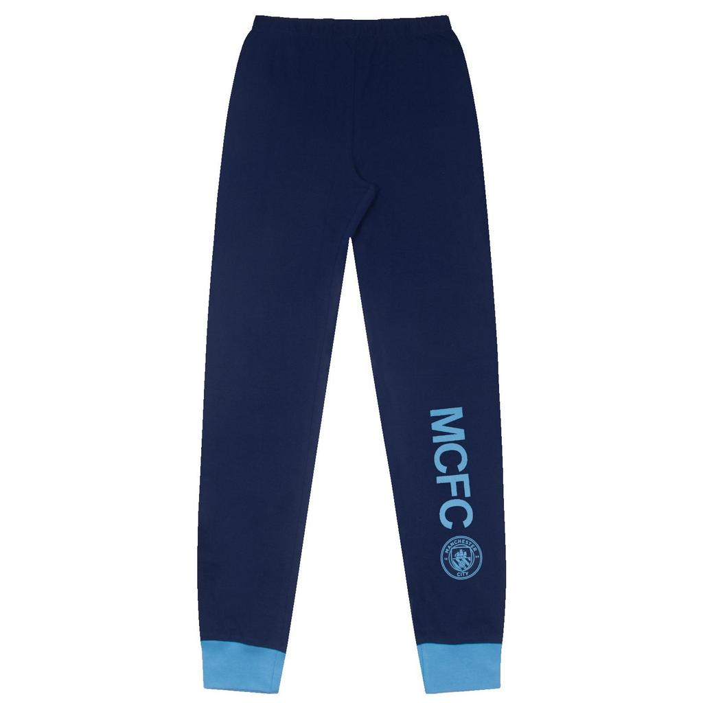 Manchester City FC Boys Sublimated Long-Sleeved Long Pyjama Set