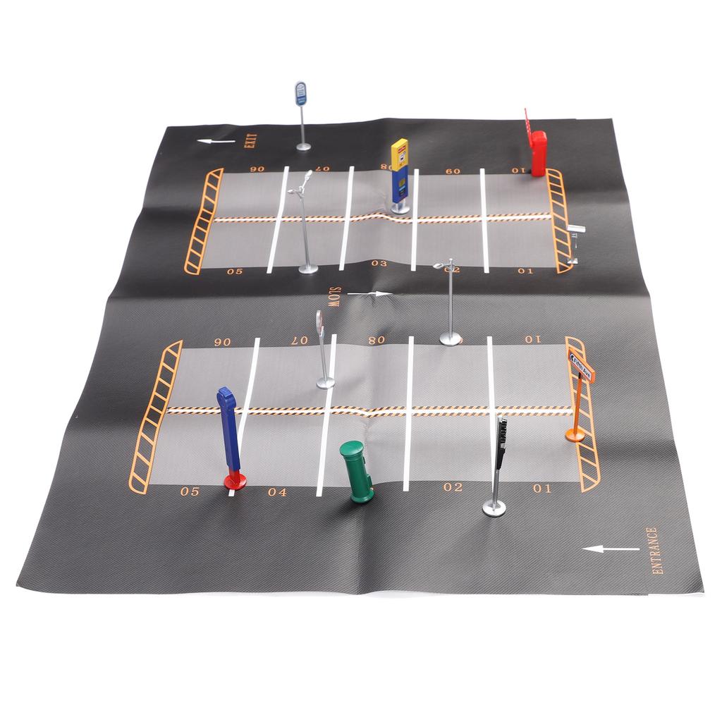 Miniature Traffic Road Model Toy Lifelike Educational Interactive Decorative Miniature Traffic Road