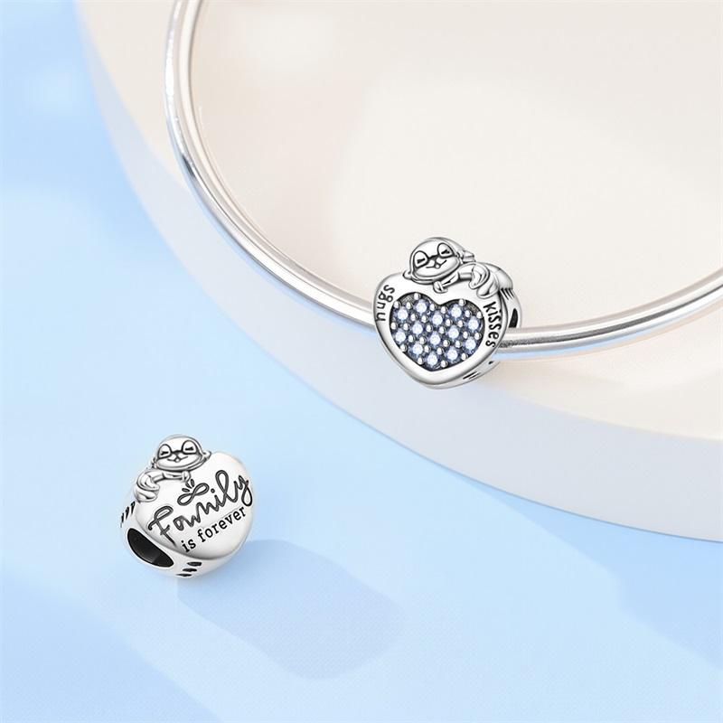 Copper Colorful Tree Of Life Family Pendant Charms Beads Fit Bracelets Diy Party Decoration Gifts Jewelry Accessory