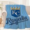 K-Kansas City R-Royals Baseball Blanket Blanket for Couch Sofa Travel Home Hiking Picni Bed Beding Flannel Blanket birthday gift