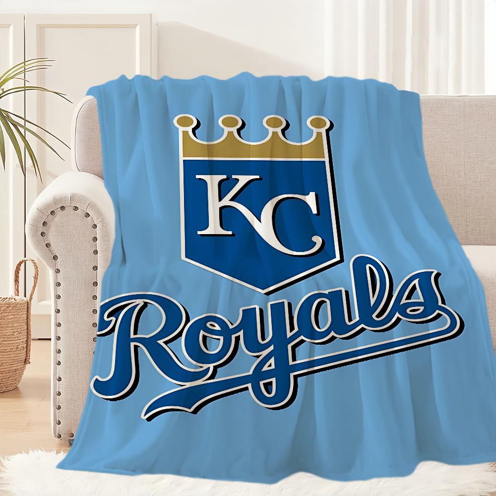 K-Kansas City R-Royals Baseball Blanket Blanket for Couch Sofa Travel Home Hiking Picni Bed Beding Flannel Blanket birthday gift