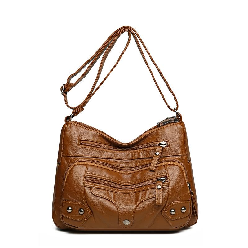 Vintage Versatile Large Capacity Casual Shoulder Bag