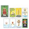 Golden Dawn Tarocchi 78 Carte Divinazione Set Mazzo Carta Oracolo Carte da gioco per feste in famiglia Gioco da tavolo