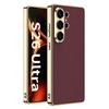 GKK Plating TPU + Leather Full Coverage Phone Case