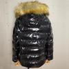 Giacca invernale da donna, nuova moda casual slim in cotone con collo in pelliccia sintetica e cappuccio, calda giacca con cappuccio in pelle PU con cerniera