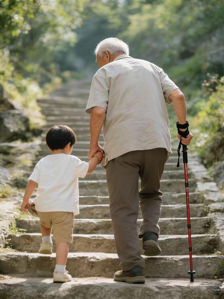 Telescopic Non-Slip Aluminum Alloy Hiking Poles for Seniors - Anti-Fall Walking Sticks