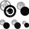 1 Set Gas Burner Flame Cap With Lid Plus 5 Stove Handles Cooker Hat for Home Cooking Oven Utility
