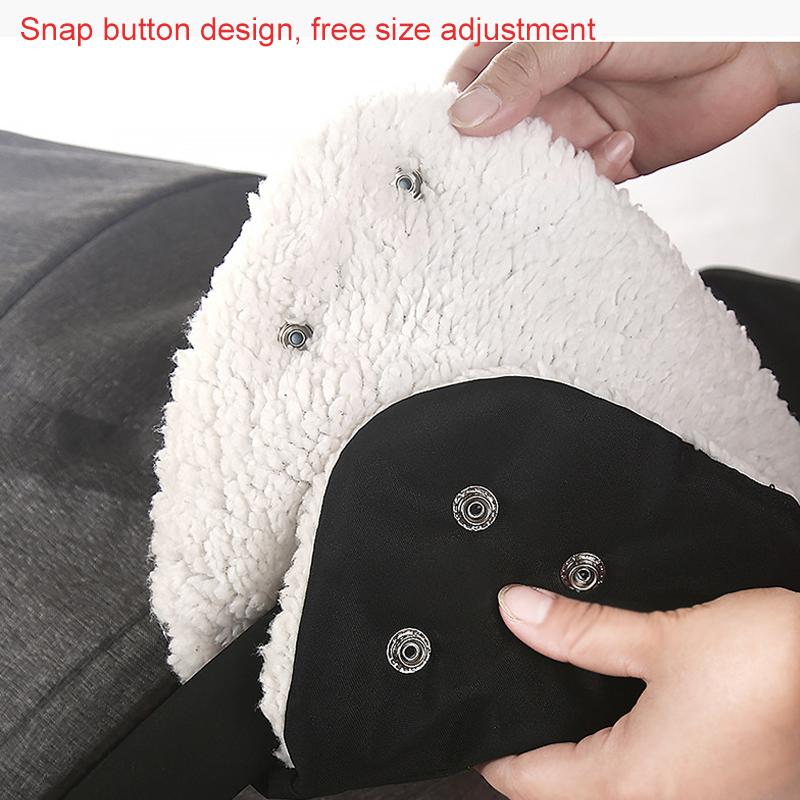 Rękawice zimowe dla przyszłych mam Rękawice na wózek dla mamy i dziecka z kieszenią na telefon i torebką na chusteczki Wiatroodporne Ochraniacze na ręce Ciepłe Rękawice Mrozoodporne