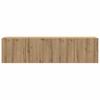 TV Wall Cabinets 2 pcs Artisan Oak 80 x 30 x 41 cm