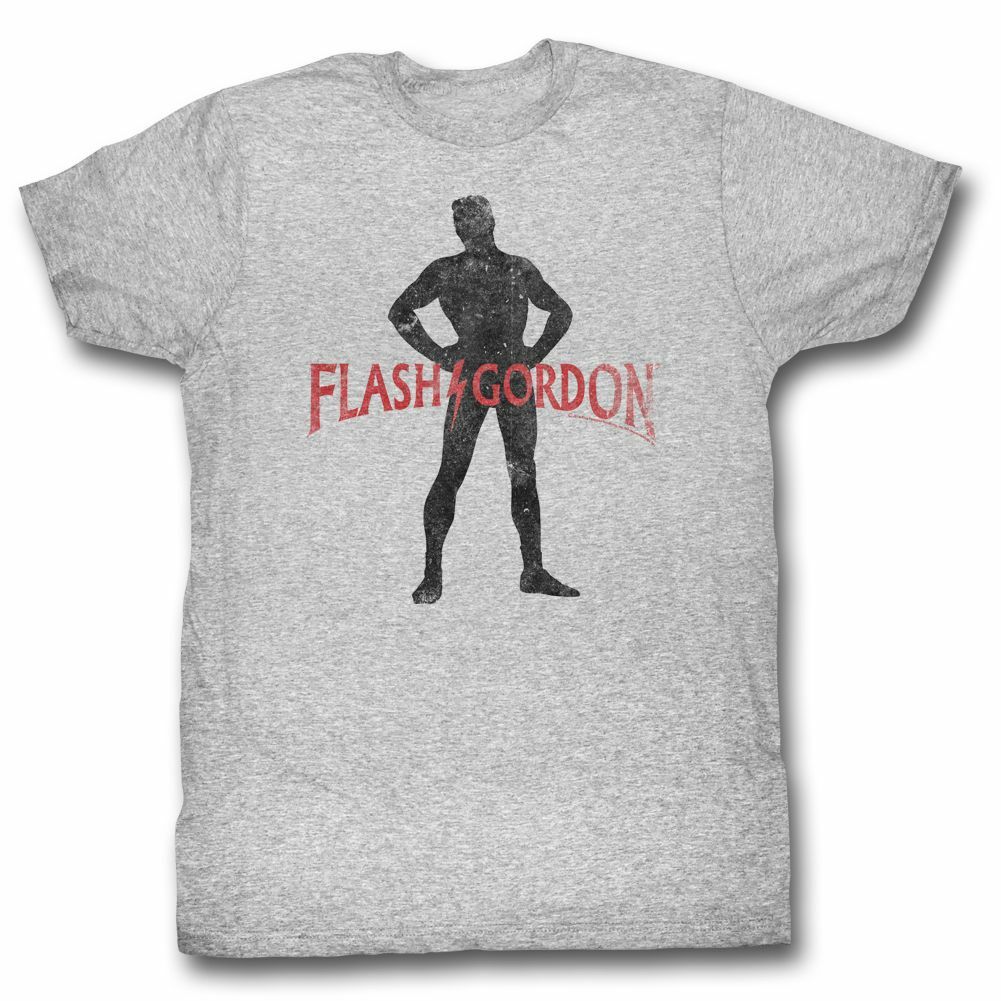 Flash Gordon Gawdon Gray Heather T-Shirt L