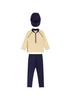Top and Bottom Rash Guard Swim Cap Set Mesh Bag Hoodless Long Long Swim Cap with Konny [Konny] [Kids' & + Included] Boys, Girls, Unisex, Swimsuit,