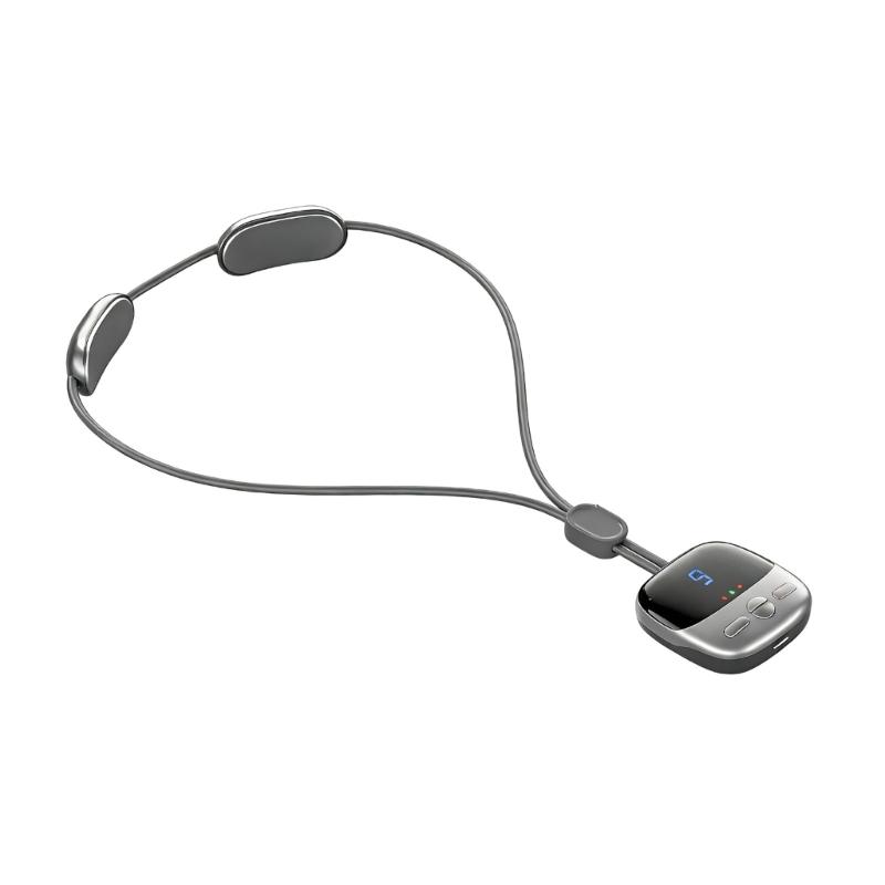 

Rechargeable Electric Massagers 4 Mode And Auto Shutoff Constant Temperature Gift For Family Friends Or Colleagues серый