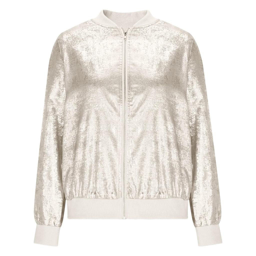 Chaqueta Fina de Moda con Empalme de Color Sólido para Mujer, Top de Chaqueta Casual