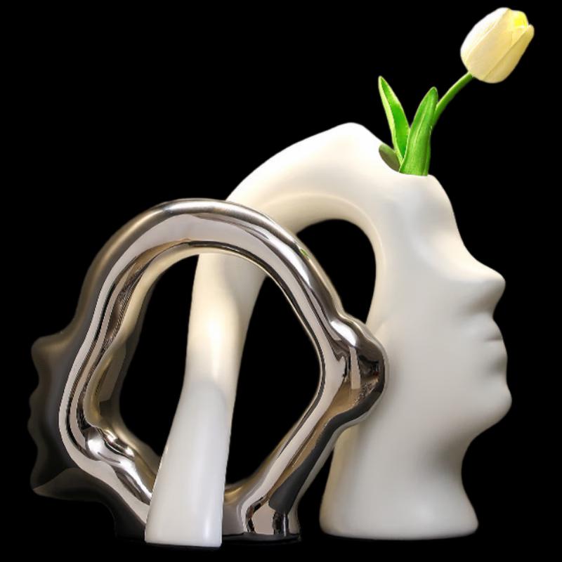 Abstract Couple Home Decor Sculpture