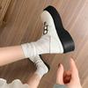 Daily commute British style with skirt platform small leather shoes women's 2025 new spring versatile Mary Jane single shoes