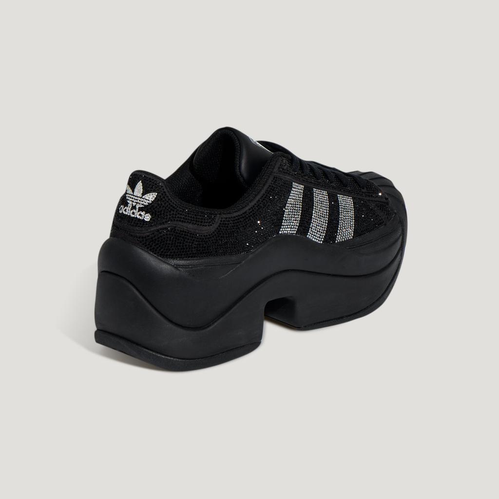 adidas Superstar Bold Rhinestone Black Silver (Women's)