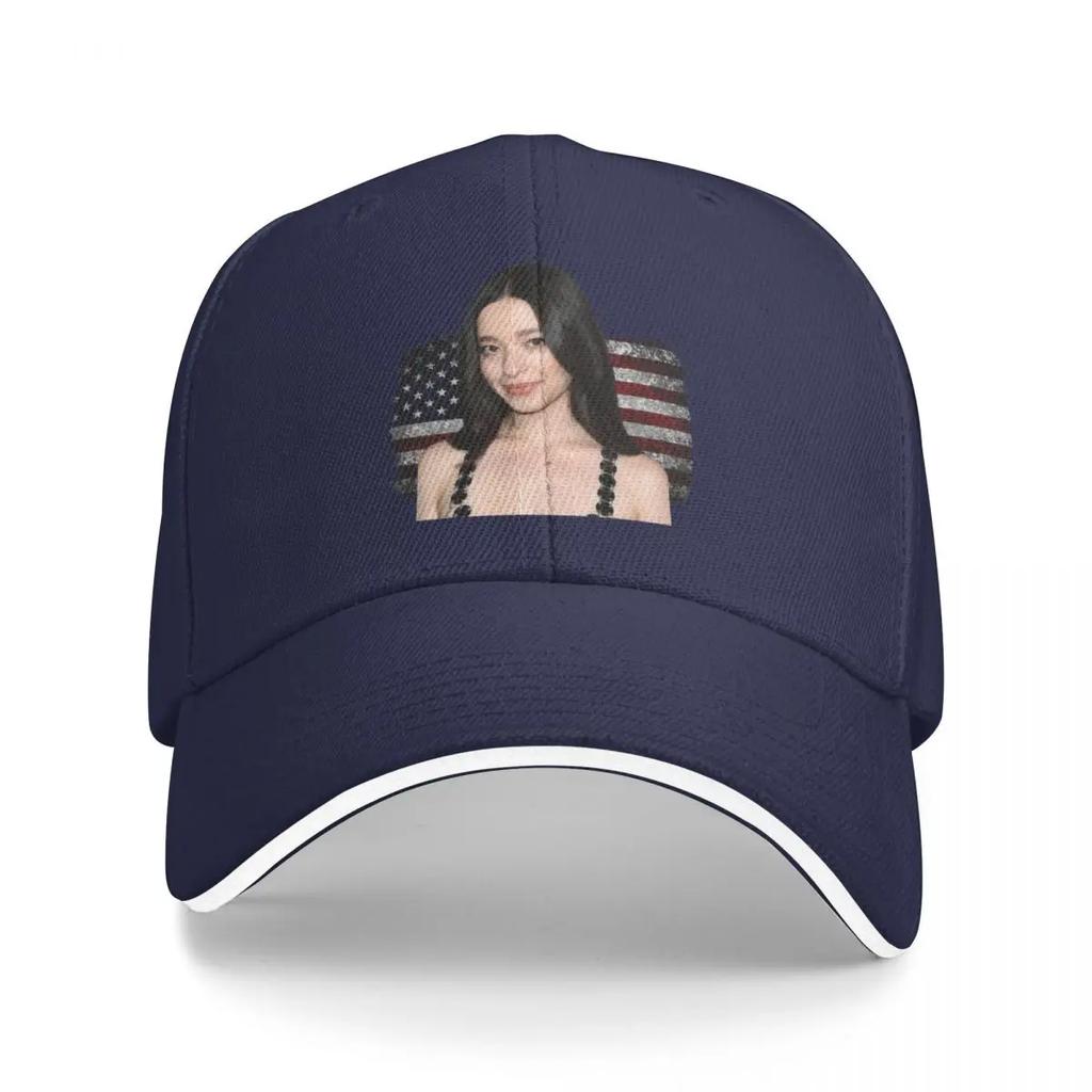 Baseball Caps Mikey Madison Flag Graphic Female Male Casual Spring Hats