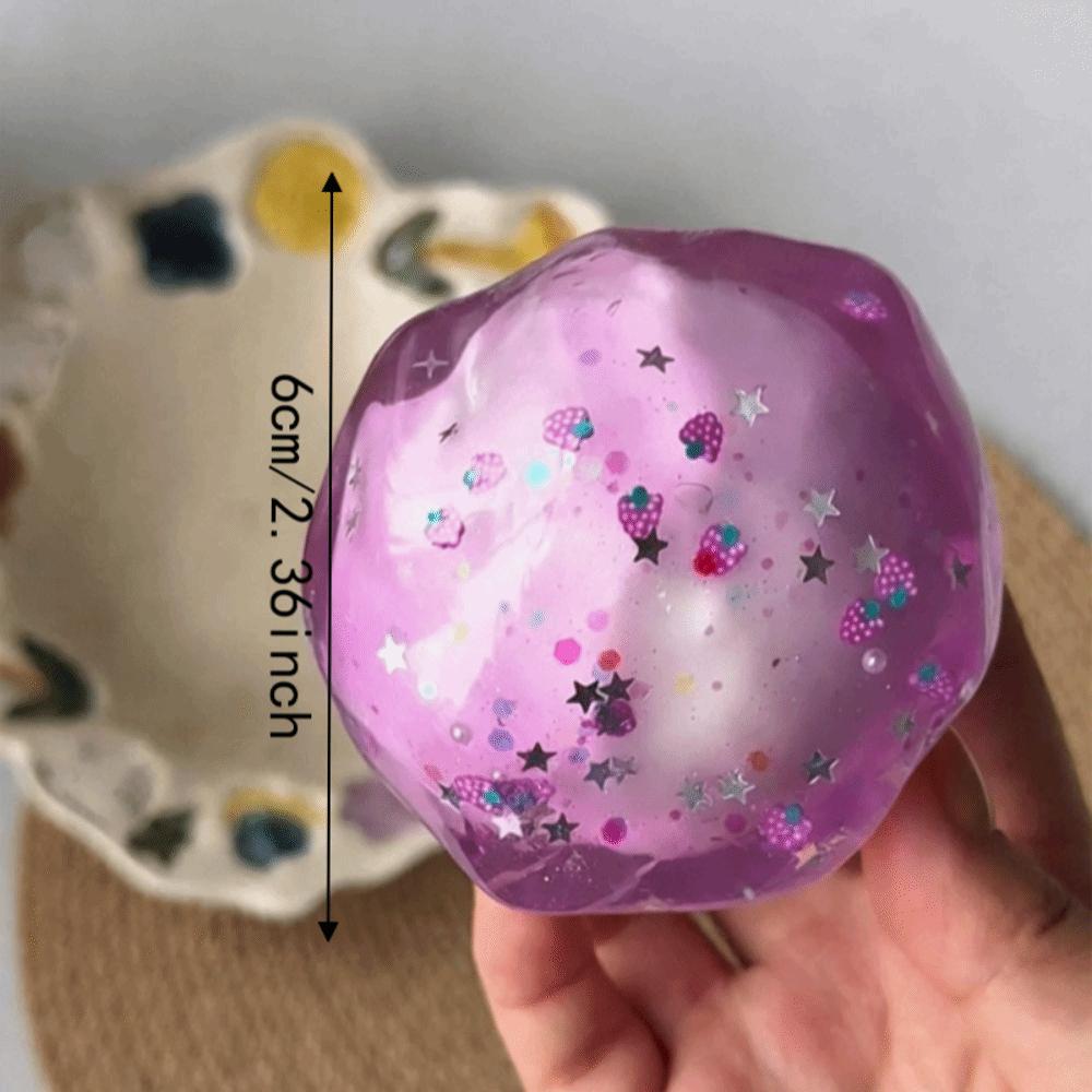 Shapable Crispy Squishy Ball Non-bounce Sensory Fidget Ball Wax Crunchy Squishy Children Gifts