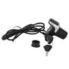 36V Electric Bike Bicycle Ebike Handlebar Twist Grip Throttle with LCD Display and Key Lock