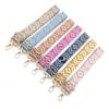 Adjustable Crossbody Guitar Strap with Diamond-Shaped Pendant