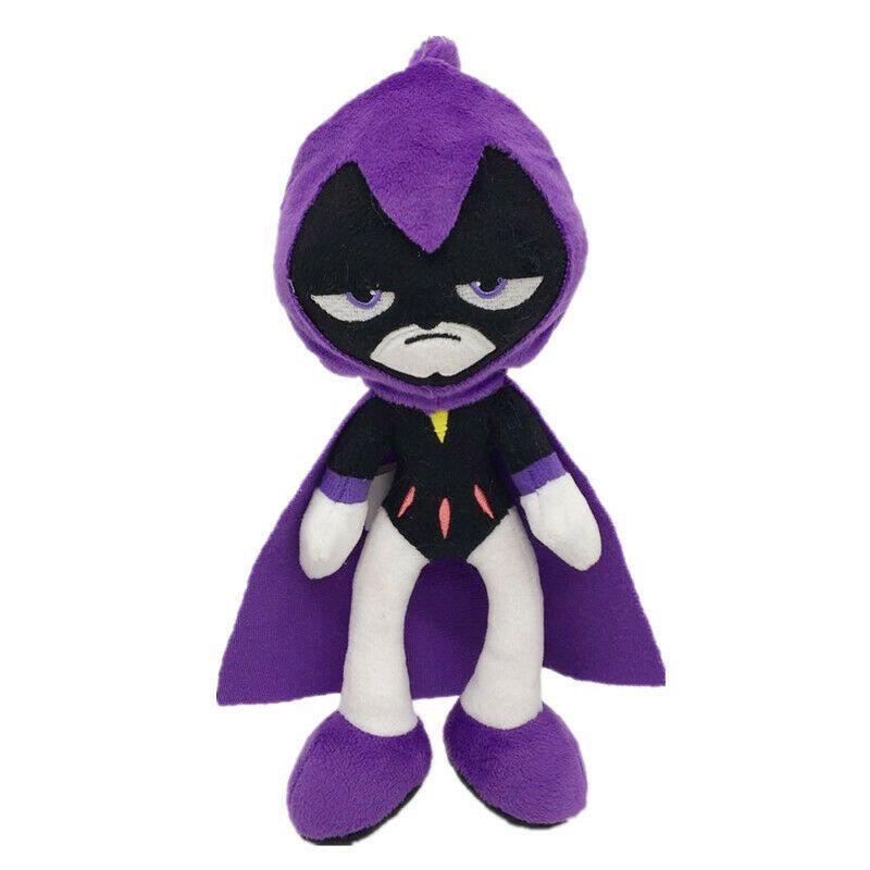 Teen Titans 10" Go Robin Cartoon Robin Cyborg Beast Boy Raven Starfire Toy Plush