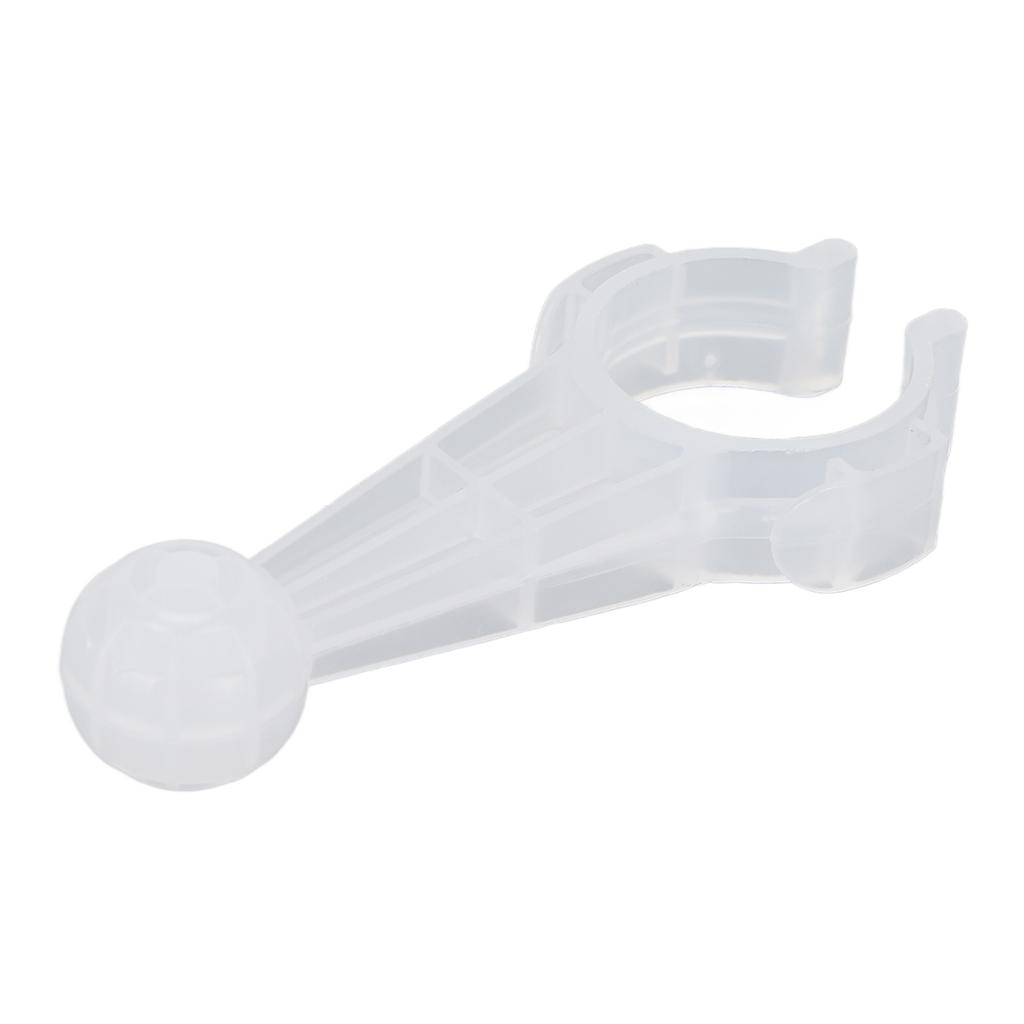 Universal Hose Holder Clip Oxygen Tube Cannula Transparent Fixing Clamp for Hospital