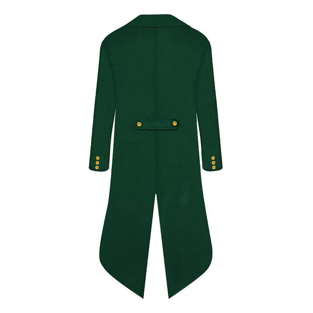 Medieval Swallowtail Costume for Halloween & St. Patrick's Day In Irish Green