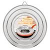 Aieve Steamer for 13cm Large Inner Diameter Steamers Compatible with 24cm Compatible with Pots and with Hook Improved Stand/Plate (Stainless Steel,