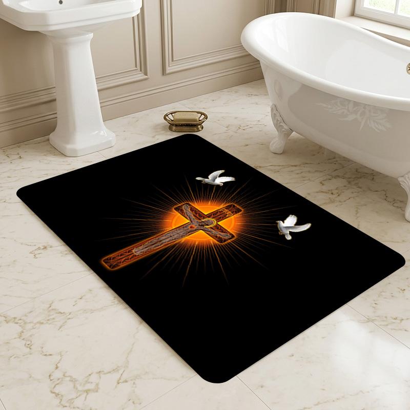 Cross Light Living Room Nonslip Area Rug Soft Carpet For Bedroom Game Playroom Sofa Office Home Decor Doormat Christmas Gift C9301650