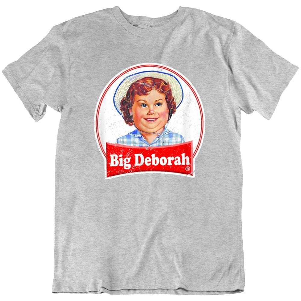 Большая Дебора Пародия Юмор Винтаж Ретро Смешная Футболка Футболка Подарок Новая S