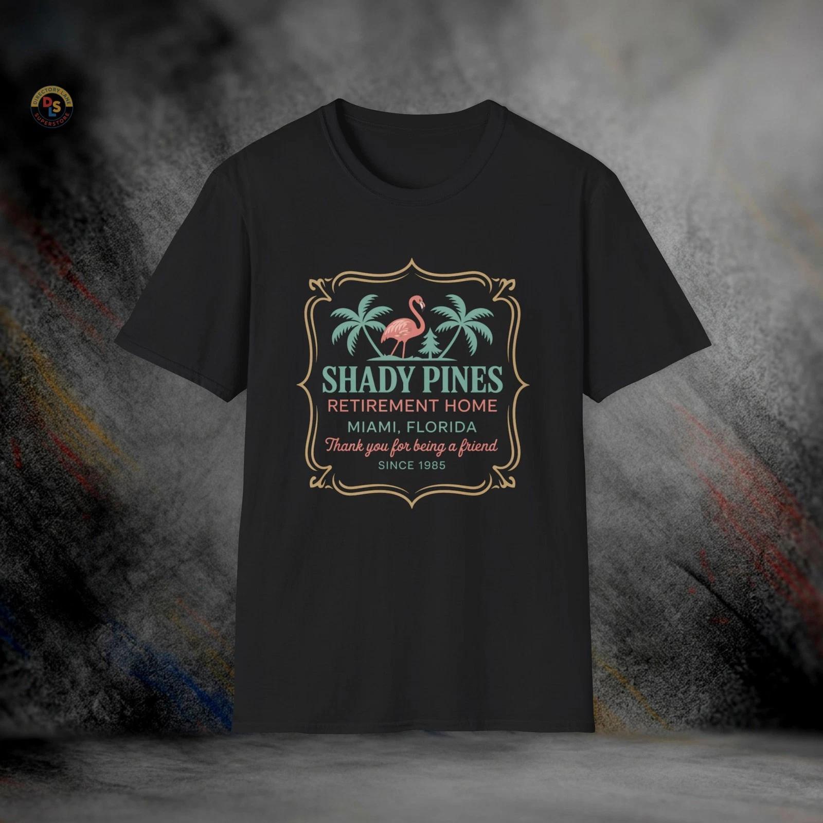 Golden Girls Shady Pines Retirement Home T-Shirt | Softstyle Tee XXL