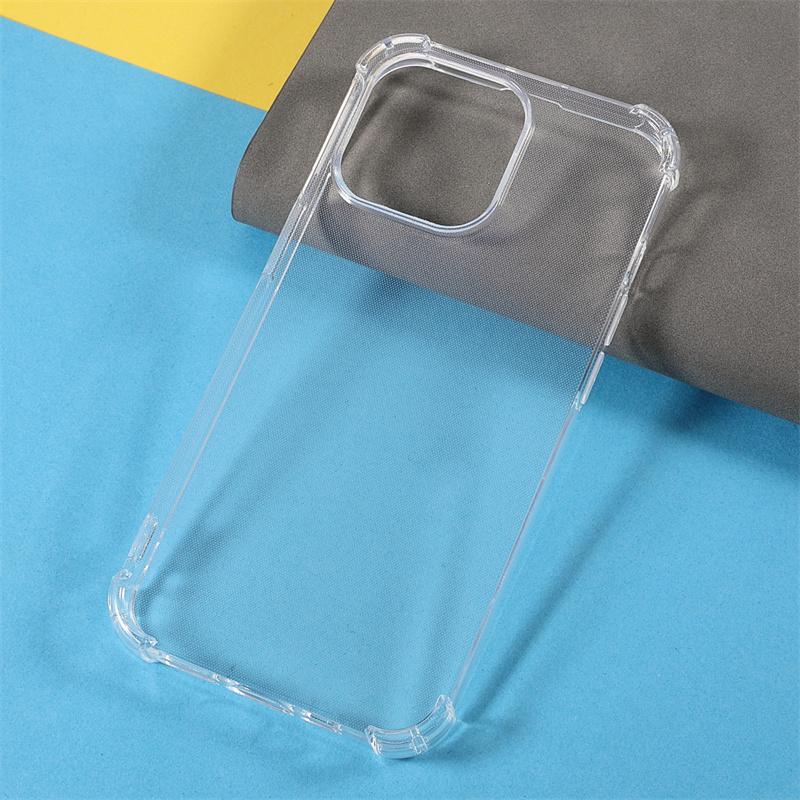 Für iPhone 16 Pro Max TPU Hülle Transparent Sturzsicher Schützende Handyhülle
