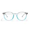 Xunge Unisex Round TR90 Glasses - Candy Colors, Korean Academy Style, Sweet No Makeup Look