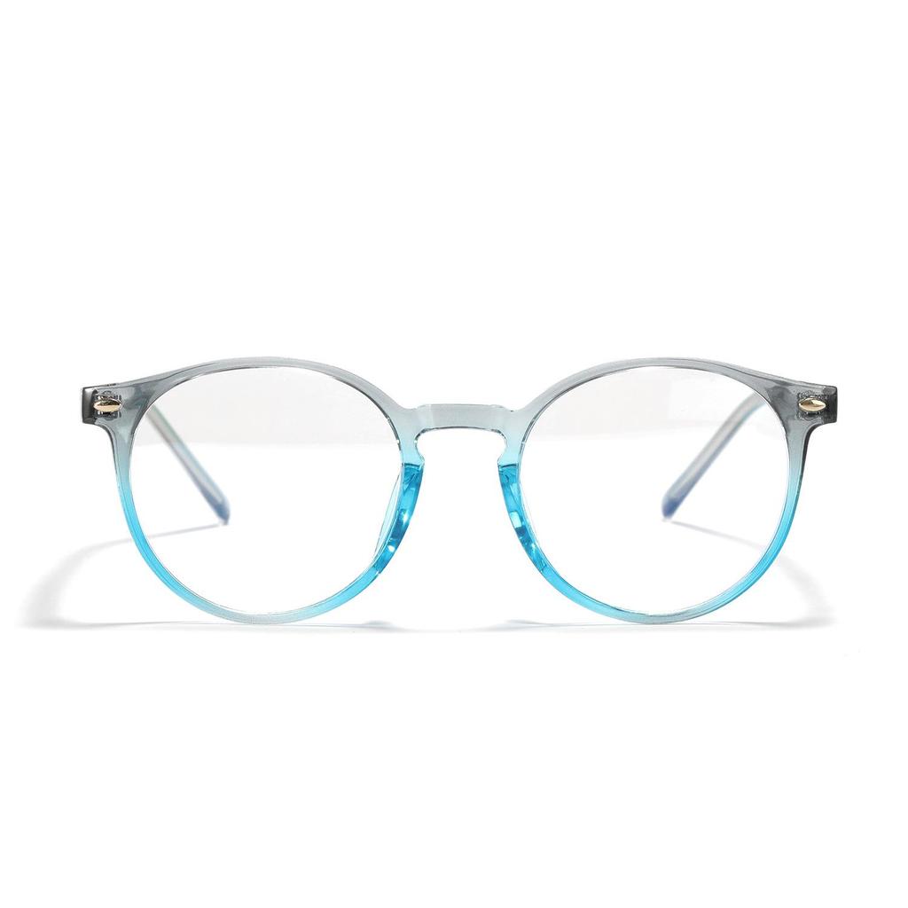 Xunge Unisex Round TR90 Glasses - Candy Colors, Korean Academy Style, Sweet No Makeup Look