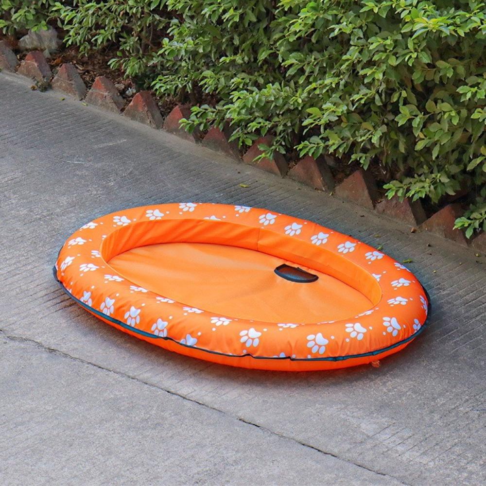 PVC Dog Swimming Float Foldable Pet Floating Raft Water Toys Pet Dog Float  Pool