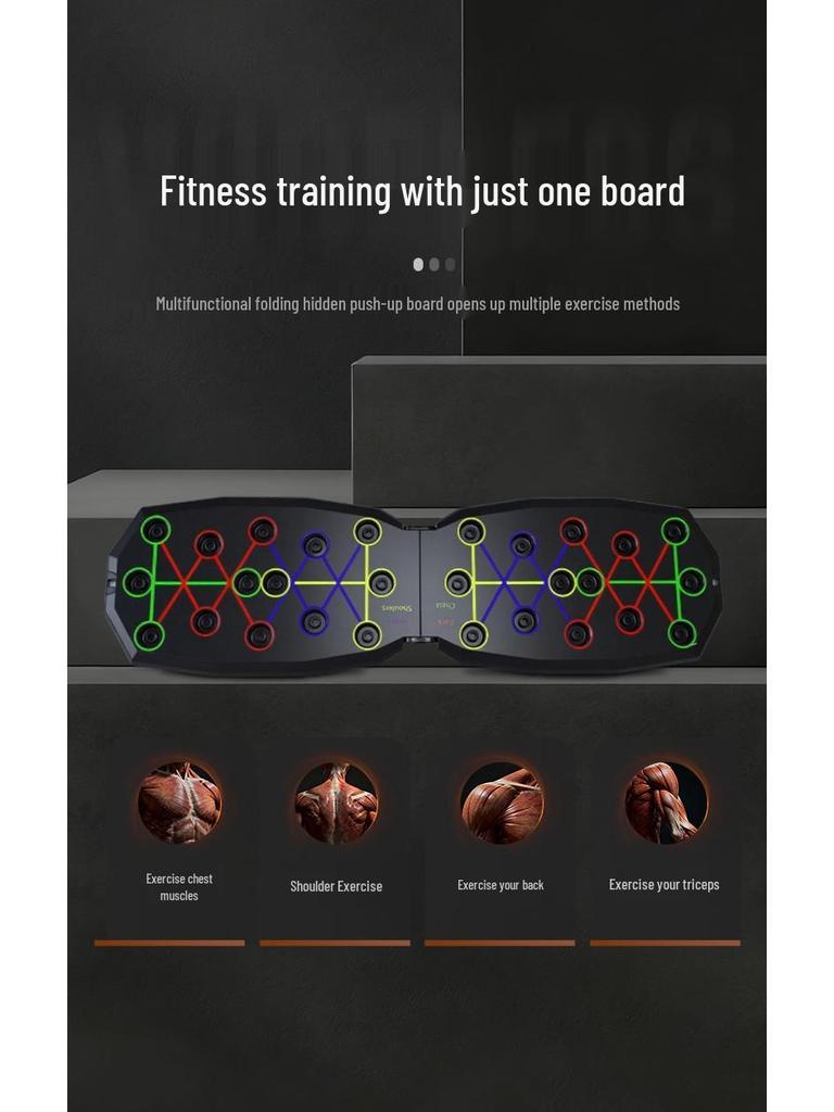 Portable Multifunctional Foldable Push-Up Board Stand for Cross-Border Use