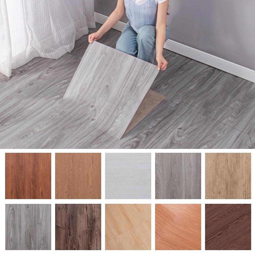 Wear-resistant Self-adhesive Wood Grain Floor Sticker Thickened Waterproof Floor Wallpaper Non-Slip PVC