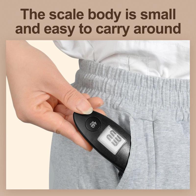 Elektronische Taschenwaage Tragbare Gepäckwaage Hohe Präzision Reise Digitale Hängewaage Gepäckwaage