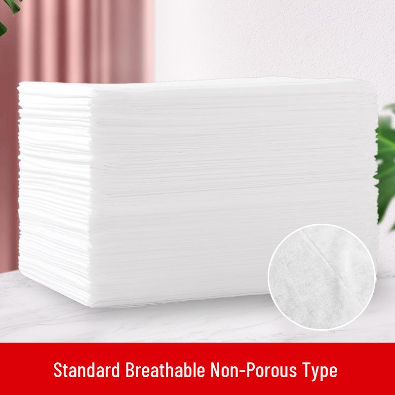 Supreme Beauty Disposable Non-woven Bed Sheet for Salon & Foot Bath - Breathable, Waterproof, Oil-proof with Hole Towel Pad